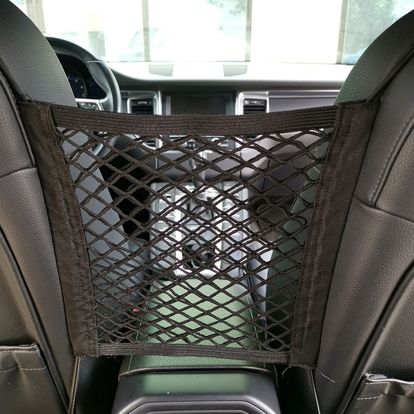 New Car Seat Organizer Side Car Storage Mesh Net Pouch Bag Phone