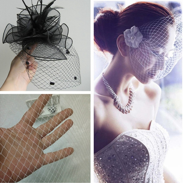 100x180cm Wedding Birdcage Veiling 