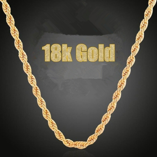 Luxury Men and Women 18k Gold Italian 