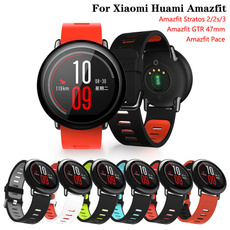 amazfitgtr47mmband, amazfitsmartwatch, huamiamazfitstratos3band, Silicone