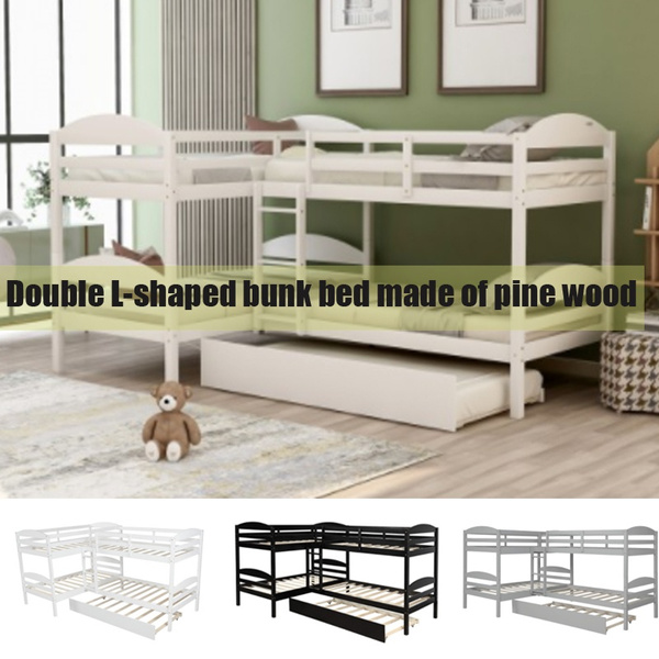 l shaped double bunk beds