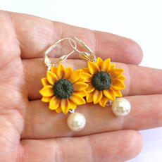 Summer, earrings jewelry, Flowers, Jewelry