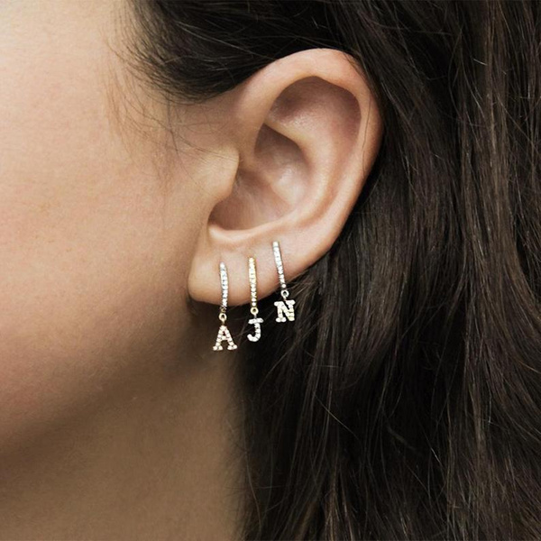 coadipress Acrylic Letter Earrings for Women Girls India | Ubuy