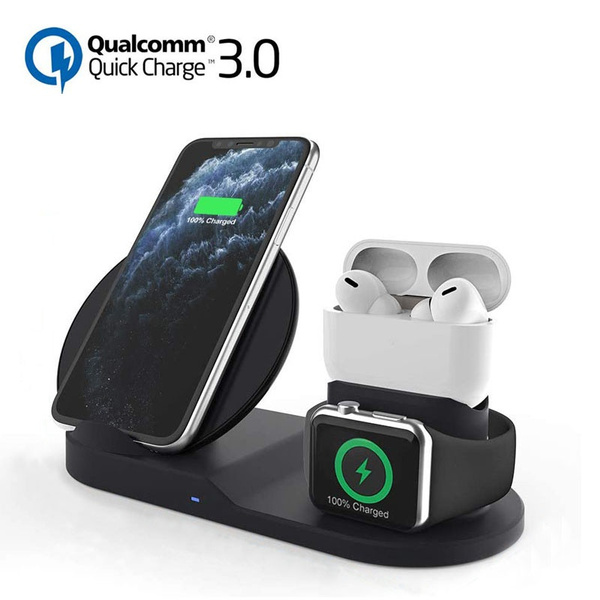 Wireless charger for iphone 11 online pro max and apple watch