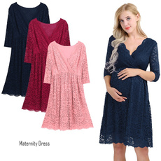Lace, kneelengthskirt, Dress, floral lace