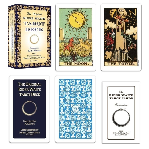 prøve Forvirre afbrudt The Horseman Original Waite Tarot Deck Complete English Tarot Card Game  with English Booklet Tarot Board Game Instructions | Wish