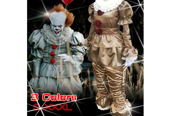 COSPLAY IT A COISA PENNYWISE MASCULINO HALLOWEEN ADULTO PREMIUM