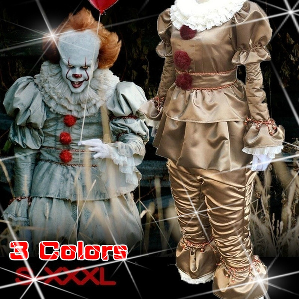 COSPLAY IT A COISA PENNYWISE MASCULINO HALLOWEEN ADULTO PREMIUM