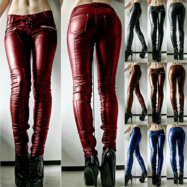 Richa Catwalk Ladies Leather Motorcycle Trousers - Leather Trousers -  Ghostbikes.com