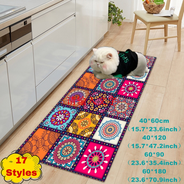 Mandala Runner Rug Door Mat Rugs For Entryway Kitchen Bathroom