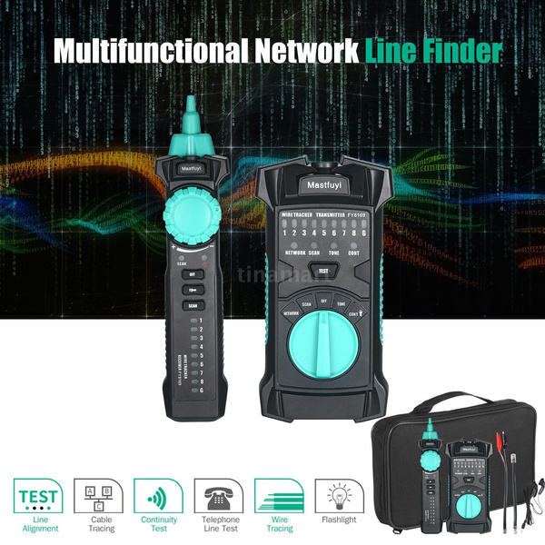 FUYI FY8169 Multifunction Wire Tracker Network Line Finder RJ11 RJ45 Cable  Tester Cable Line Checker Telephone Line Tester Continuity Checking with  Flashlight for Network Maintenance | Wish