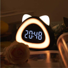 catshaped, Clock, Alarm, digital