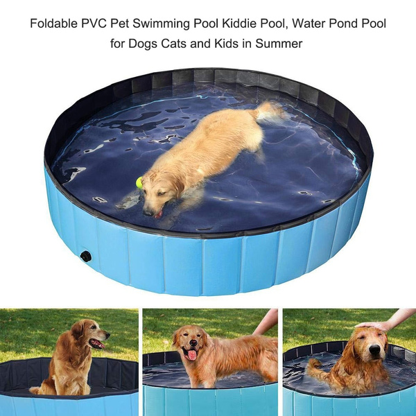 Foldable Dog Pool Cat Pet Swimming Tub Pool Dog Pet Pool Bathing Tub ...