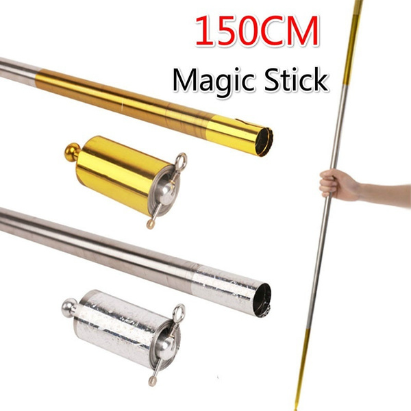 Portable Martial Arts Metal Staff Fighting Stick Magic Stick Magic props DD Y4