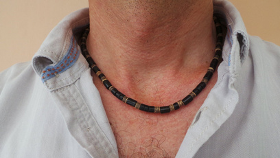 brown, Style, Men  Necklace, Jewelry