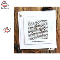 cute, stencil, Embossing, Angel