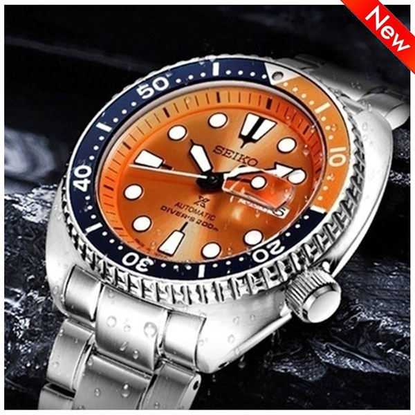 2021 NEW SEIKO Watch Mechanical Watch Abalone Ring Diving Watch 200M Men's  Watch | Wish