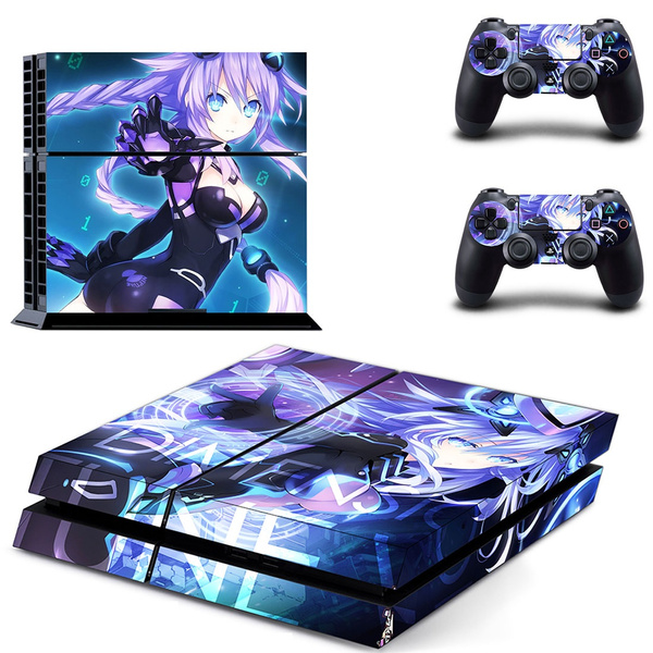Anime Girl PS4 Stickers PS4 Skin Sticker Decal For PS4 Console & Controller  Skins Vinyl