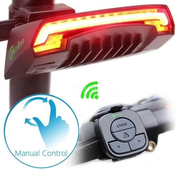 Meilan X5 Bicycle Rear Light Bike Remote Wireless Light Turn Signal LED