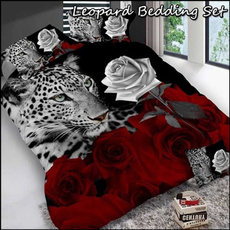 beddingkingsize, Cover, Rose, leopardbedding