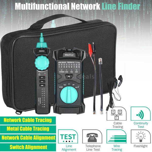 FUYI FY8169 Multifunction Wire Tracker Network Line Finder RJ11 RJ45 Cable  Tester Cable Line Checker Telephone Line Tester Continuity Checking with  Flashlight for Network Maintenance | Wish