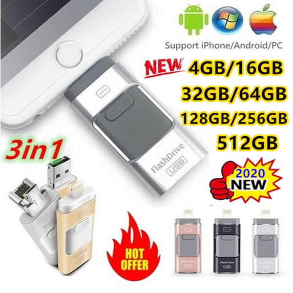 3in1 Usb 3 0 Usb Flash Drive For Iphone Ipad Android Pc I Flashdrive Pen Drive Otg Usb Flash