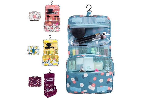 Portable Hanging Travel Toiletry Bag Large Capacity Waterproof Wash Makeup  Organizer Cosmetic Bag Travel Business Supplies | Wish