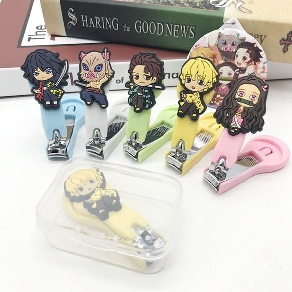 1 Pcs New Anime Kimetsu No Yaiba Demon Slayer Kamado Tanjirou Kamado Nezuko Cosplay Props Nail Clippers Model Gift Wish