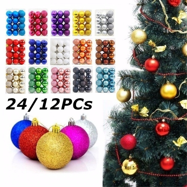 30mm Christmas Xmas Tree Ball Bauble Hanging Home Party Ornament Decor 30mm Christmas Xmas Tree Ball Bauble Hanging Home Party Ornament Decor