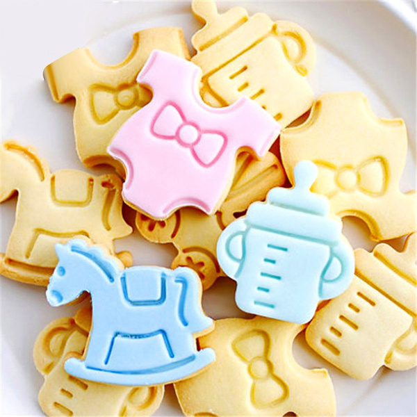 Plastic Fondant Cookie Cutter Pastry Biscuit Cake Decorating Mold Baking Tools 