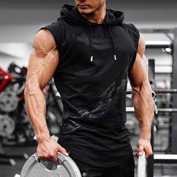 Hooded hot sale workout vest