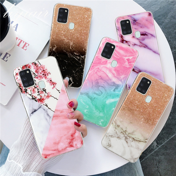 Fashion 3D Marble Pattern Girls Phone Case Soft Silicone Cover for Xiaomi Redmi Note 9 Note 8 Pro Note 8 Mi A3 Mi 9 Lite Mi 10 Lite Samsung Galaxy