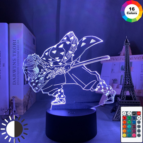 Acrylic 3d Lamp For Kid Led Anime Lamp Naruto Figure Nightlight Bedroom  Decor Anime Light emitting Color  With A Controllerwith A Controller   Fruugo IN