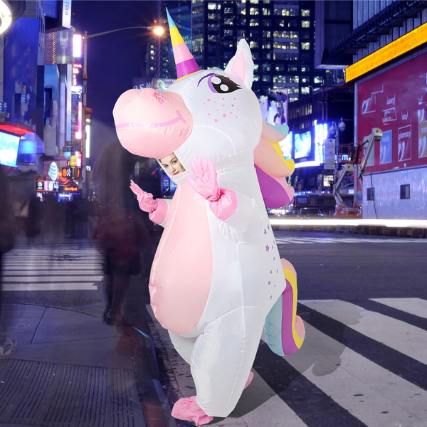 Blow up online unicorn costume