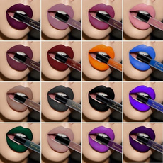 Blues, Women, Lipstick, Beauty