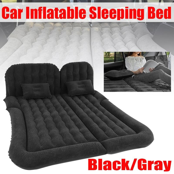 Inflatable Car Air Mattress With, Inflatable Air Bed With Headboard