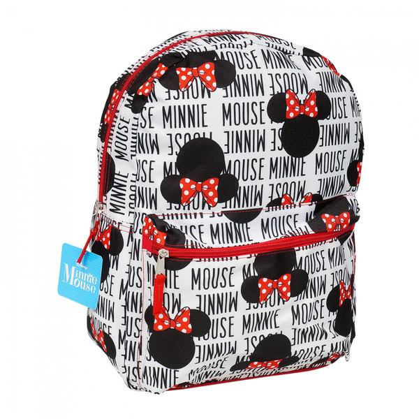 Disney Minnie Mouse Text and Heads All Over Print Backpack | Wish