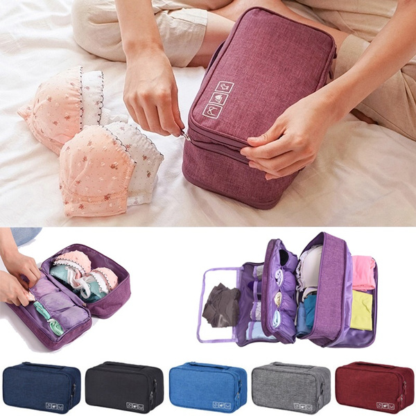 Multifunctional Underwear Storage Bag Travel Clothes Bra Socks