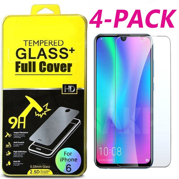 REY Pellicola salvaschermo per Huawei Y6 2019 - Y6 PRO 2019 - Honor Play 8A - Enjoy 9E, Vetro temperato, di qualità Premium