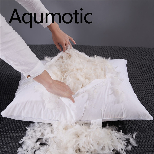 Softest best sale feather pillow