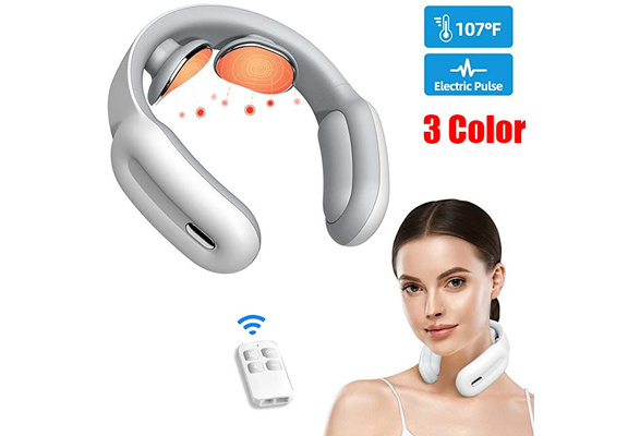 Wholesale Intelligent Electric Pulse Neck Massager with Heat Cordless Relax  Massage Equipment with 3 Modes 15 Speeds From m.