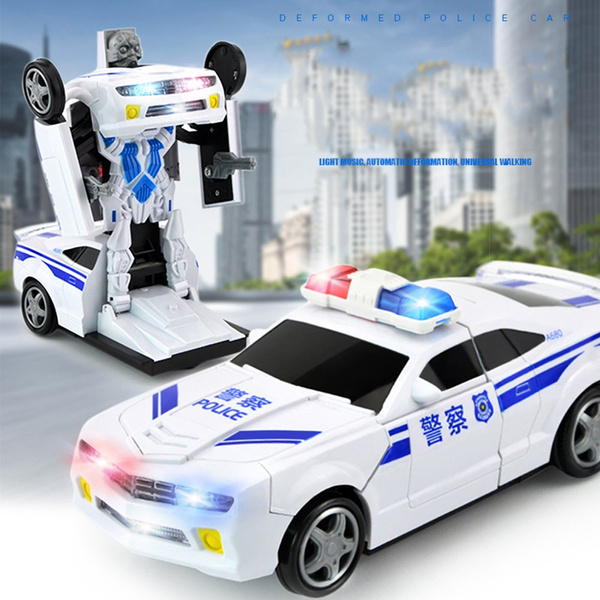 1PC Simulated Police Car Toy Mini Electric Police Car Model Toy ...