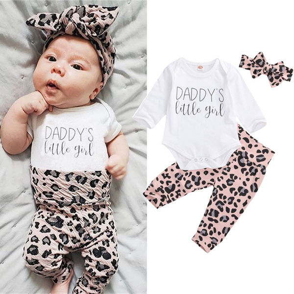 Daddy little girl newborn cheap clothes