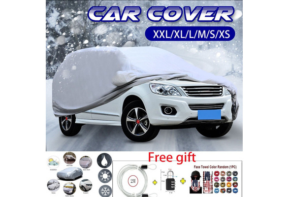 Universal Car Covers Size S/M/L/XL/XXL Indoor Outdoor Full Auot Cover