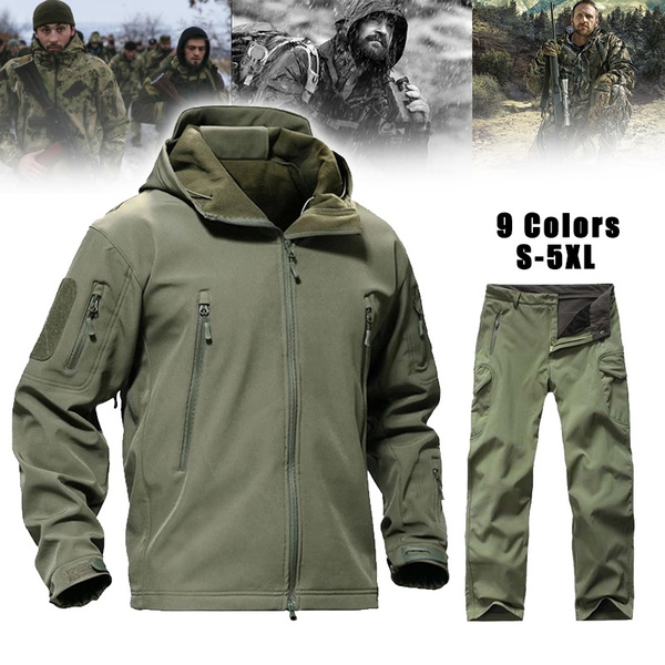 Men's Fashion Military Tactical TAD Sharkskin Jacket Or Pants Men ...