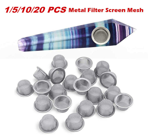 1/5/10/20PCS Tobacco Smoking Pipe Metal Filter Screen Steel Mesh