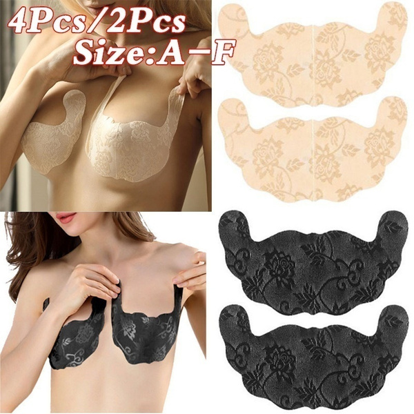 2pair/1pair Fashion Chest Stickers Sexy Women Adhesive Push Up Nipple Cover  Pads U Shape Tape Sticker Invisible Breast Lift Up Bra Top Disposable Paste  Stickers（Size：A-F）