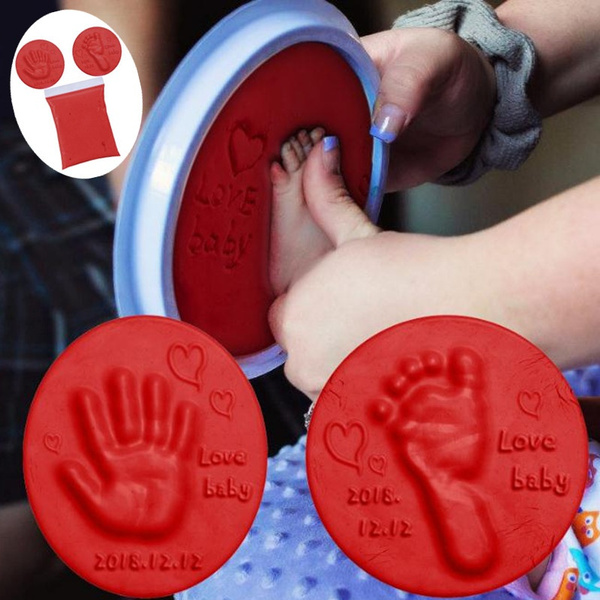 diy baby hand and footprint