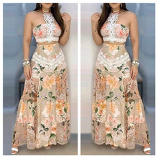 long skirt, summer skirt, Lace, floral lace