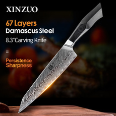 Steel, Kitchen & Dining, vg10slicingknife, damascusknife